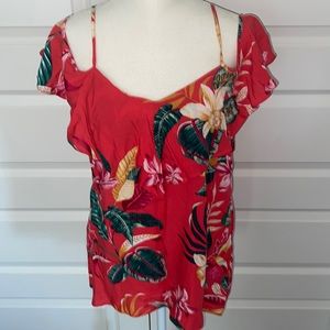 Old Navy Floral Off-Shoulder Top | Womens S